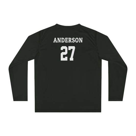 Crosby Anderson #27 Performance Long Sleeve Shirt