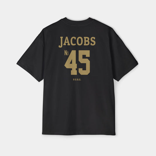 Karonhiakehson Jacobs #45 Heavy Oversized Tee