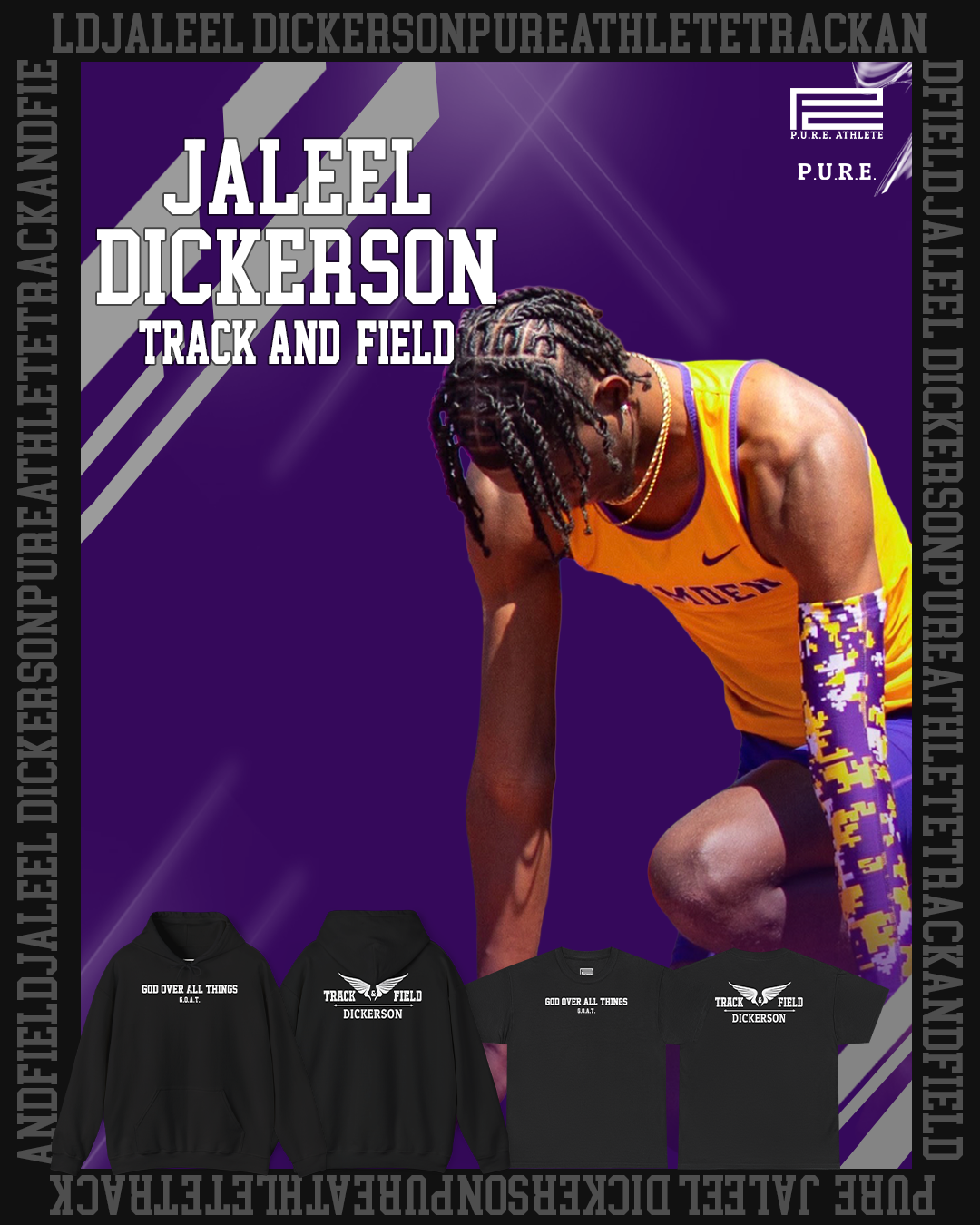 Jaleel Dickerson Track & Field