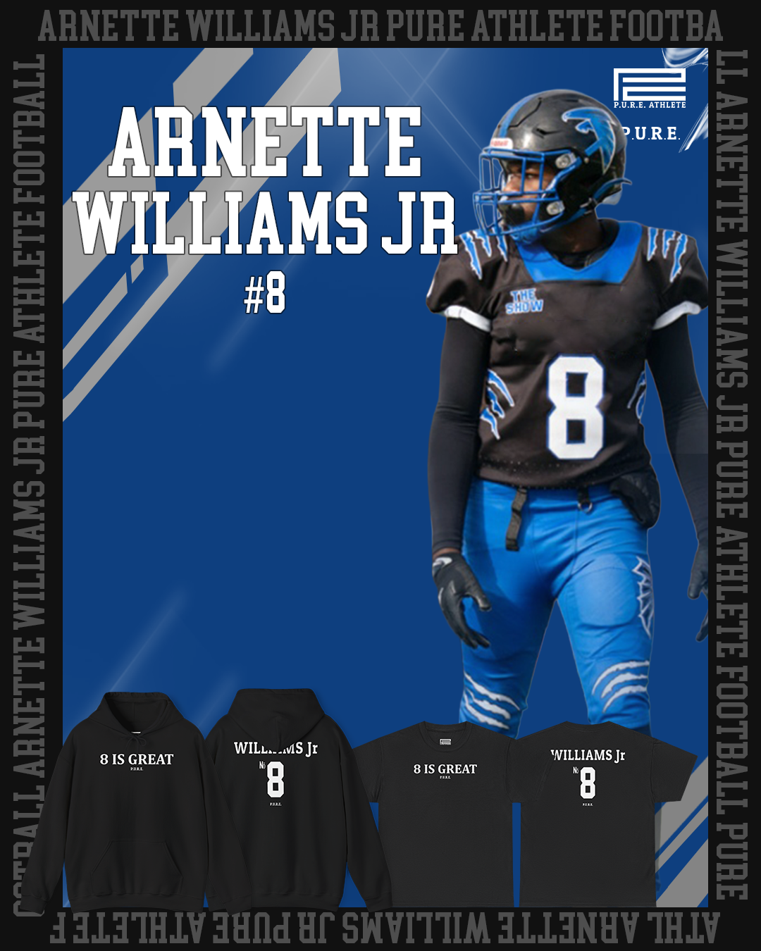 Arnette Williams Jr #8
