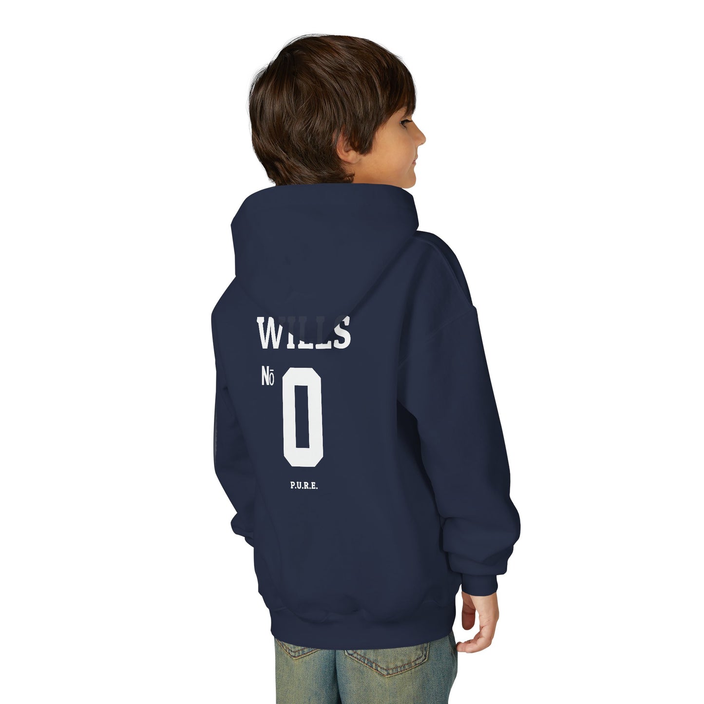 Laniah Wills #0 Youth Heavy Blend Hooded Sweatshirt