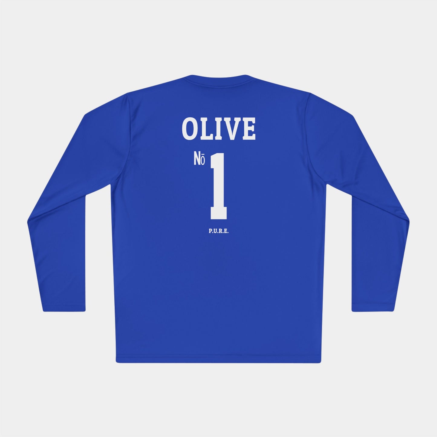 Malik Olive #1 Performance Long Sleeve Tee