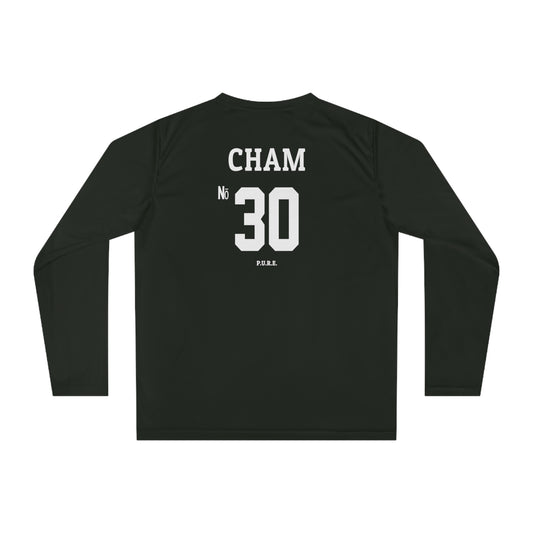 Ndey Cham #30 Performance Long Sleeve Shirt