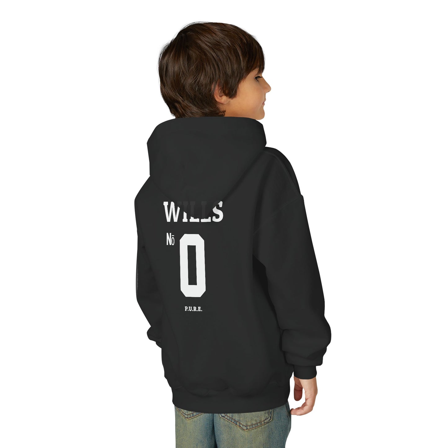 Laniah Wills #0 Youth Heavy Blend Hooded Sweatshirt