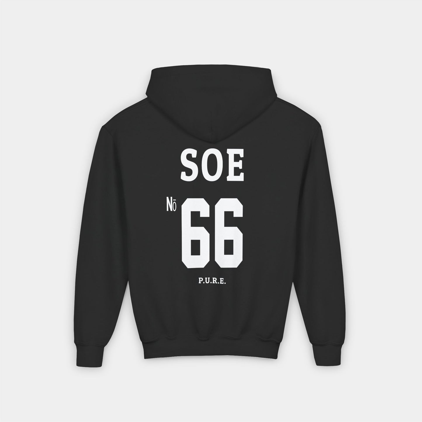 Brayden Soe #66 Youth Heavy Blend Hooded Sweatshirt