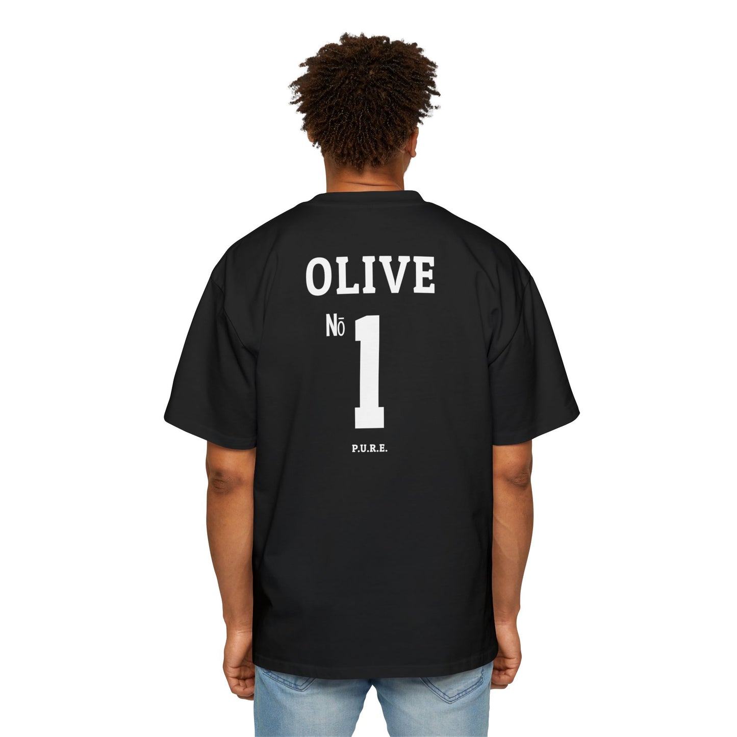 Malik Olive #1 Heavy Oversized Tee