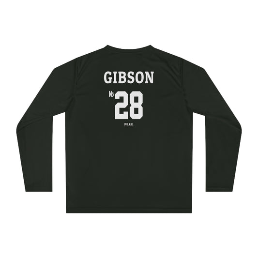 Jedereon Gibson #28 Performance Long Sleeve Shirt
