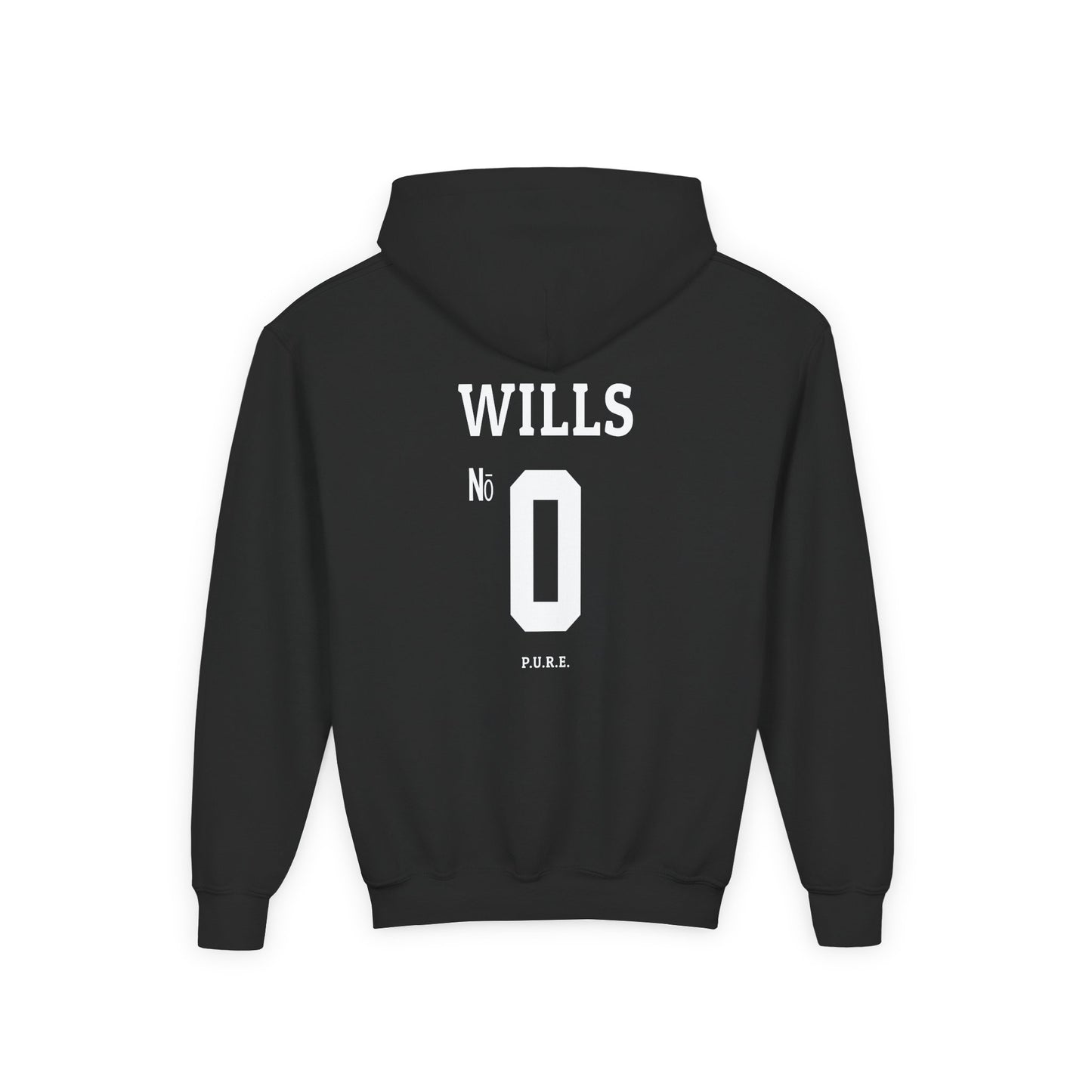 Laniah Wills #0 Youth Heavy Blend Hooded Sweatshirt