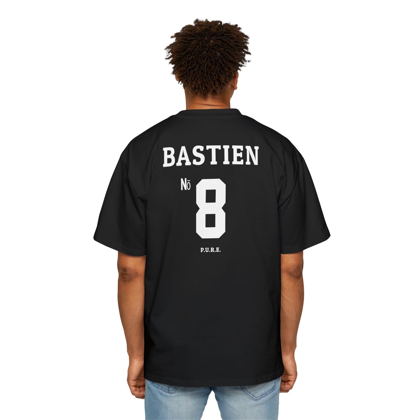 Conrad Bastien #8 Heavy Oversized Tee