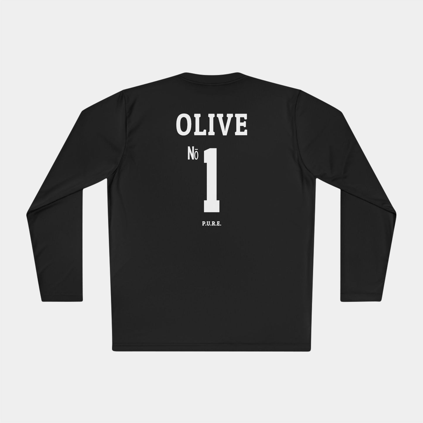 Malik Olive #1 Performance Long Sleeve Tee